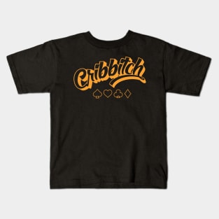 Funny Cribbage Queen Cribbitch Kids T-Shirt